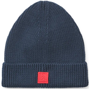 Bonnet en tricot coton bio Ezra "Classic Navy" Liewood