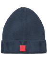 Bonnet en tricot coton bio Ezra "Classic Navy" Liewood
