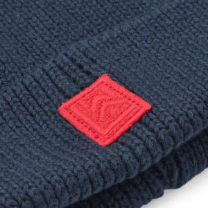 Bonnet en tricot coton bio Ezra "Classic Navy" Liewood