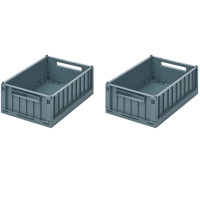 Caisses de rangement pliables Weston S "Whale Blue"
