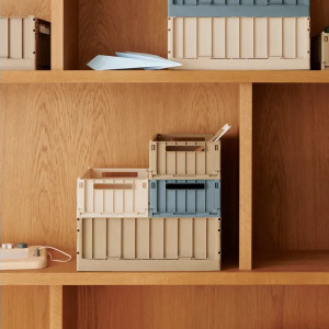 Caisses de rangement pliables Weston S "Whale Blue" Liewood