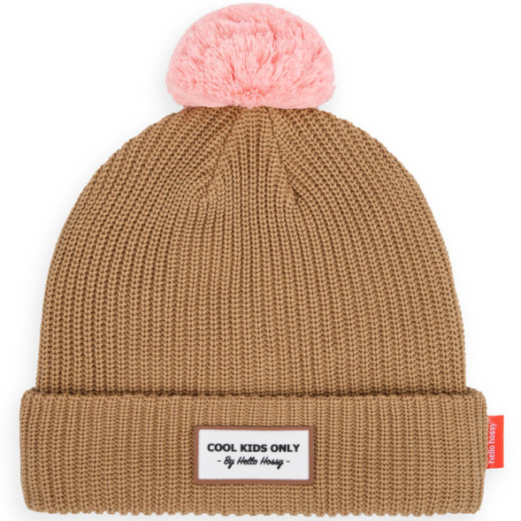 Bonnet en coton bio et polaire Color Block "Macaroon" (Bébé & Enfant)