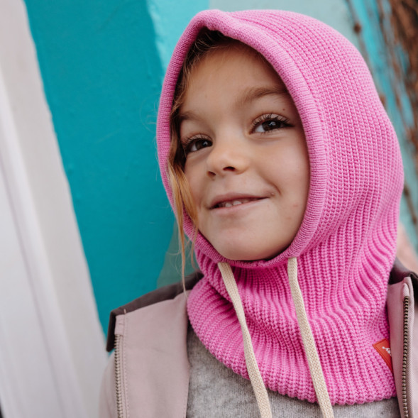 Cagoule enfant en coton bio Hoody "Lila" (2/5 ans)
