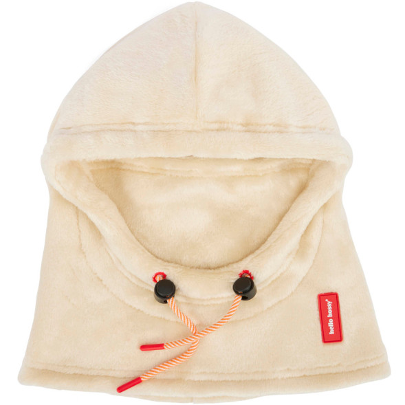 Cagoule bébé en polaire Warmy "Cream" (9/18 mois)