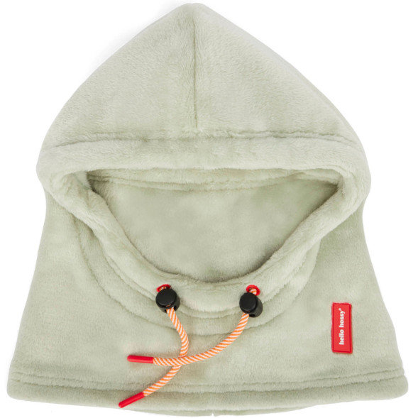 Cagoule bébé en polaire Warmy "Green" (9/18 mois)