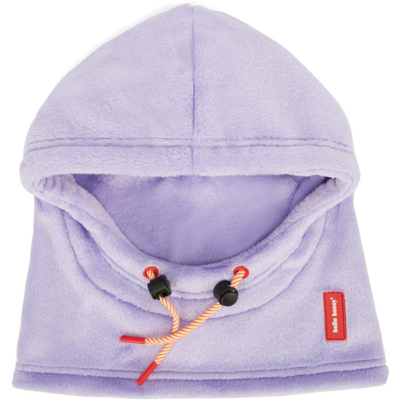 Cagoule bébé en polaire Warmy "Mauve" (9/18 mois)