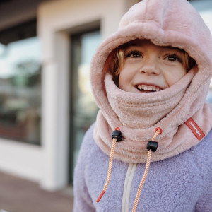 Cagoule bébé en polaire Warmy "Pink" (9/18 mois) Hello Hossy