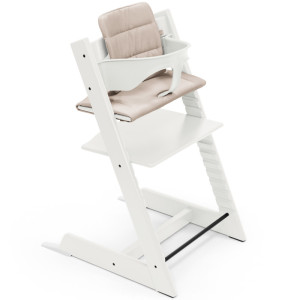 Coussin Tripp Trapp en coton bio "Beige" Stokke