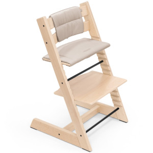 Coussin Tripp Trapp en coton bio "Beige" Stokke