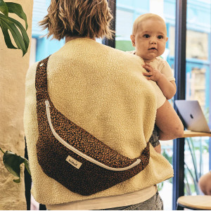 Sac Banane à langer Capsule "Leopard Noir" Bebel