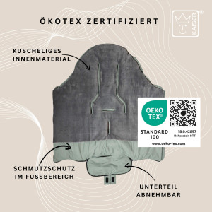 Chancelière universelle en polaire Thermo Sandy "Sablei Green" Kaiser