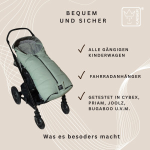 Chancelière universelle en polaire Thermo Sandy "Sablei Green" Kaiser