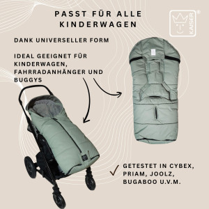 Chancelière universelle en polaire Thermo Sandy "Sablei Green" Kaiser