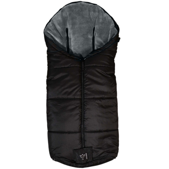 Chancelière en polaire Thermo Sandy "Noir/Gris" (6-36 mois)
