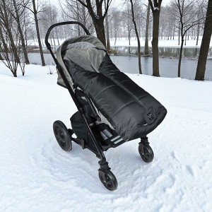 Chancelière universelle en polaire Thermo Sandy "Noir/Gris" Kaiser
