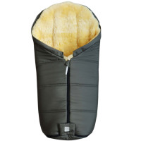 Chancelière en peau d'agneau Iglu 2.0 "Kaki" (6-36 mois)