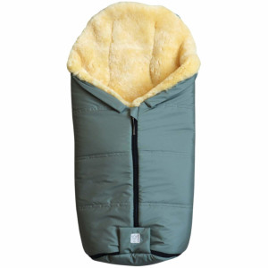 Chancelière universelle en peau d'agneau Iglu 2.0 "Salbei Green" Kaiser