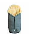 Chancelière en peau d'agneau Iglu 2.0 "Salbei Green " (6-36 mois)