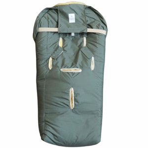 Chancelière universelle en peau d'agneau Iglu 2.0 "Salbei Green" Kaiser