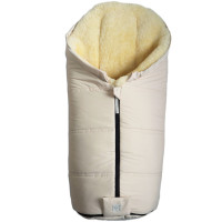 Chancelière en peau d'agneau Iglu 2.0 "Crème" (6-36 mois)