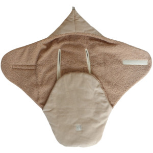 Couverture nomade bébé en velours Callie Cord "Sable" Kaiser