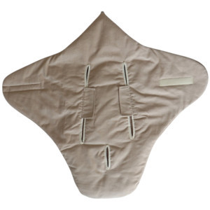 Couverture nomade bébé en velours Callie Cord "Sable" Kaiser