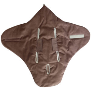 Couverture nomade bébé en velours Callie Cord "Caribou" Kaiser