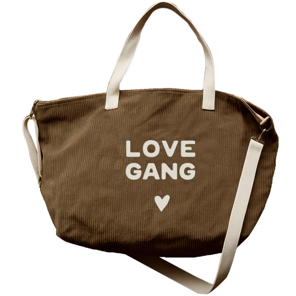 Sac XL en velours Capsule "Love Gang"