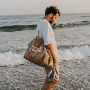 Sac XL en velours Capsule "A la vie à l'Amour" Zakuw