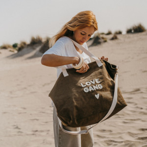 Sac XL en velours Capsule "Love Gang" Zakuw