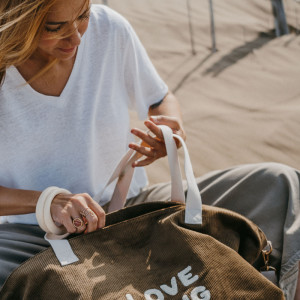 Sac XL en velours Capsule "Love Gang" Zakuw