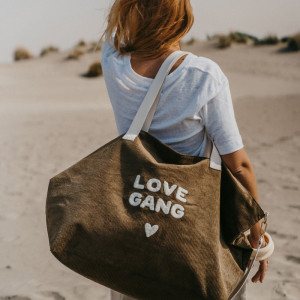 Sac XL en velours Capsule "Love Gang" Zakuw