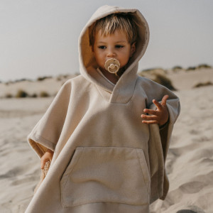 Cape Hiver enfant "Petit Amour Beige" (2-4 ans) Zakuw
