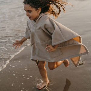 Cape Hiver enfant "Petit Amour Beige" (2-4 ans) Zakuw