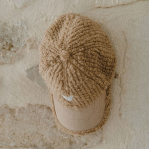 Casquette maman "Love Beige"