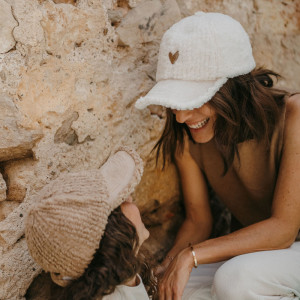 Casquette maman "Love Blanc" Zakuw