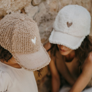 Casquette enfant "Love Beige" (2-4 ans) Zakuw