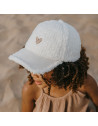 Casquette enfant "Love Blanc" (2-4 ans) Zakuw