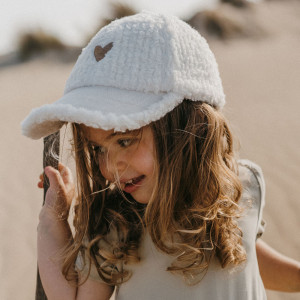 Casquette enfant "Love Blanc" (2-4 ans) Zakuw