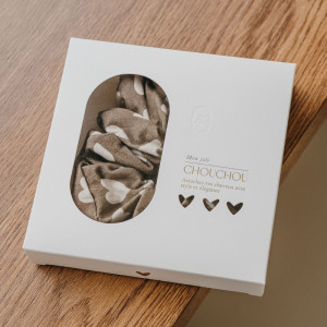 Chouchou en coton "Fall in Love" Zakuw