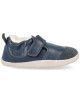 Chaussures pré-marche en cuir fourrées en laine Merinos Xplorer Marvel Arctic "Bleu Navy"