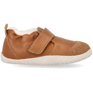 Chaussures pré-marche en cuir fourrées en laine Merinos Xplorer Marvel Arctic "Caramel"