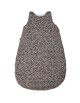 Turbulette hiver en double gaze de coton matelassée Capsule "Léopard Beige" (0-12 mois)
