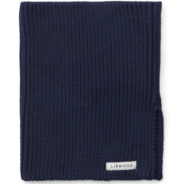 Tour de cou enfant en coton bio Mathias "Classic Navy"