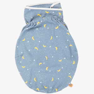 Gigoteuse d'emmaillotage en coton "Bleu Stellaire" Ergobaby