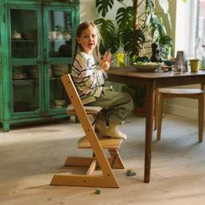 Coussin Tripp Trapp en PET Recyclé "Anthracite" Stokke