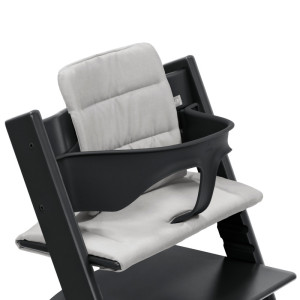 Coussin Tripp Trapp en PET Recyclé "Anthracite" Stokke
