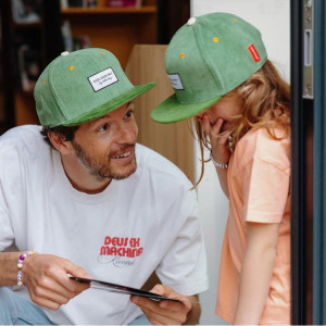 Casquette en velours Sweet "Kiwi" (Papa) Hello Hossy