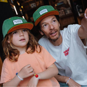 Casquette en velours Sweet "Kiwi" (Papa) Hello Hossy