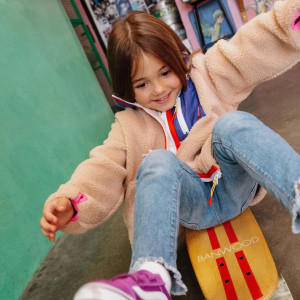 Veste polaire "Plum Beige" (Enfant) Hello Hossy